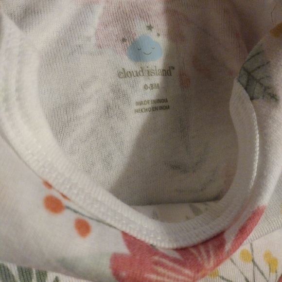 Cloud Island Floral and Patterned Bodysuits - Pink, Purple, White - Picture 6 of 13